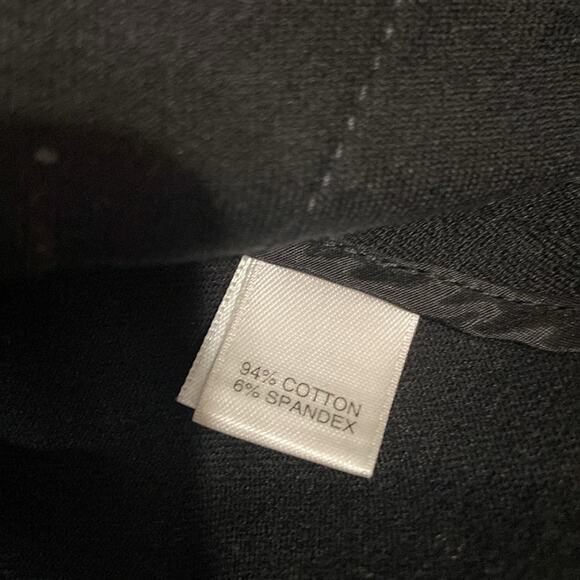 Vintage St John Sport Women Black Cotton Blend with Gold Button Blazer Size 4 - Picture 12 of 12